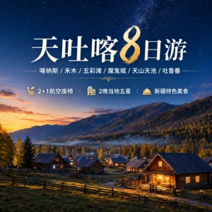新疆旅游｜喀纳斯禾木天山天池吐鲁番8日游